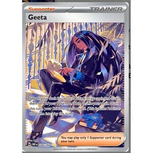 Pokemon Geeta 226/197 Special Illustration Rare Scarlet Violet Obsidian Flames